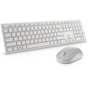 Dell KM5221W Keyboard & Mouse - QWERTZ - Hungarian - Wireless Keyboard - Keyboard/Keypad Color: White - Wireless Mouse - P