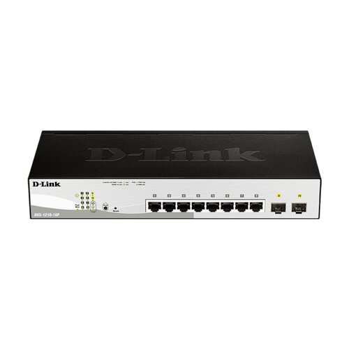 D-Link DGS-1210 DGS-1210-10P 10 Ports Manageable Ethernet Switch - Gigabit Ethernet - 10/100/1000Base-T - 2 Layer Supporte