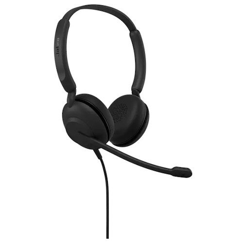 Jabra Evolve 10 Wired Over-the-head, On-ear Stereo Headset - Black - Binaural - Supra-aural - 20 Hz to 20 kHz - 190 cm Cab