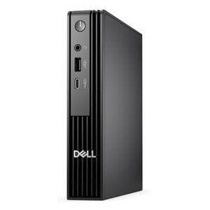 DELL Pro QCM1250 Intel® Core™ i5 i5-14500T 8 GB DDR5-SDRAM 512 GB SSD Windows 11 Pro Micro PC Mini PC Black