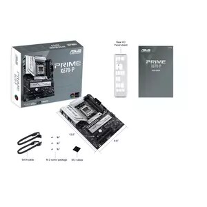 Asus Prime PRIME X670-P Desktop Motherboard - AMD X670 Chipset - Socket AM5 - ATX - Ryzen 7, Ryzen 8, Ryzen 9 Processor Su