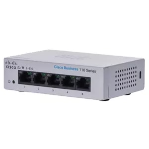 Cisco Business 110 CBS110-5T-D Ethernet Switch - 5.0 Ports - Gigabit Ethernet - 10/100/1000Base-T - 2 Layer Supported - 2.