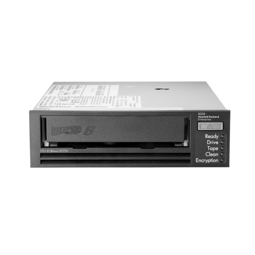 HPE StoreEver LTO-8 Ultrium 30750 Internal Tape Drive - LTO-8 - 12 TB (Native)/30 TB (Compressed) - 6Gb/s SAS - 5.25" Widt