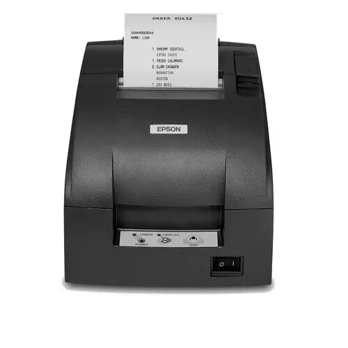 Epson TM-U220D Desktop Dot Matrix Printer - Monochrome - Receipt Print - USB - Dark Gray - 6 lps Mono - 2.99" Label Width 
