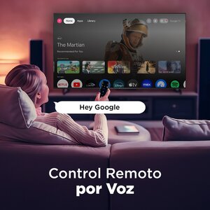 "PANTALLA TCL 50 INC QLED FLAT 4K UHD GOOGLE TV ASISTENTE DE GOOGLE
"
