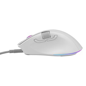 Mouse Gamer Getttech, Inalámbrico/alámbrico, Bluetooth, Usb, 6400dpi, Retroiluminación Rgb, Negro