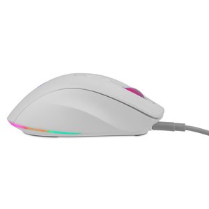 Mouse Gamer Getttech, Inalámbrico/alámbrico, Bluetooth, Usb, 6400dpi, Retroiluminación Rgb, Negro