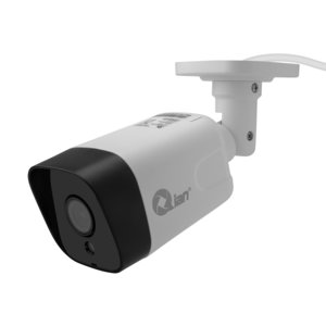 Kit De Camaras Qian Con NVR/ Disco Duro 1TB, Ip Bullet 5 Mp 30m Ir Para Interiores/exteriores Alámbrico 2560 X 1920 Pixele