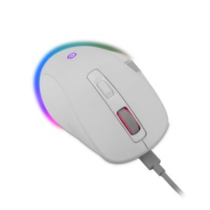 Mouse Gamer Getttech, Inalámbrico/alámbrico, Bluetooth, Usb, 6400dpi, Retroiluminación Rgb, Negro