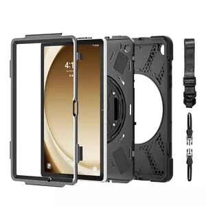 BROBOTIX FUNDA DE USO RUDO PARA TABLETA SAMSUNG® GALAXY TAB A9+ DE 11" (X210/X216/X218). INCLUYE: CORREA DE HOMBRO DESMONT