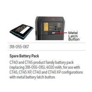 Honeywell Batería - Ion Litio (Li-Ion) - Batería Recargable - 4020mAh Shelf Life