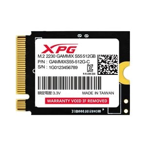 SOLID STATE DISC XPG SSD S55 GAMMIX 512GB M.2 PCIE G4 X4 2230