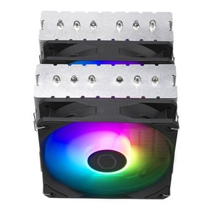DISIPADOR COOLER MASTER HYPER 620S ARGB DUAL TORRE 120MM NEGRO