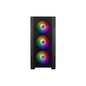 GABINETE MSI MAG FORGE M100A NEGRO MICRO TORRE MATX 4 FAN RGB