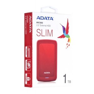 DISCO DURO EXTERNO ADATA HV300 1TB USB 3 2 2 5IN SLIM ROJO