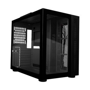 Game Factor CSG700 Gabinete para computadora gamer - ATX, ITX, EATX, Micro ATX Placa base admitida - Media torre - Vidrio 