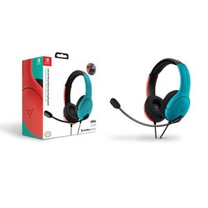 LVL40 WIRED STEREO HEADSET FOR NINTENDO SWITCH JOYCON BLUE/RED