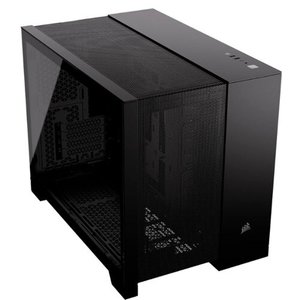 GABINETE CORSAIR AIRFLOW 2500D DOBLE CAMARA MEDIA TORRE NEGR