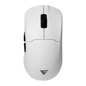 GAME FACTOR MOUSE MOW800, WIRELESS, WIRELESS 2.4G+BT, PIXART 3395, 26,000 DPI, 4K HZ, RGB BASE, ULTRALIGHT 56G, WHITE