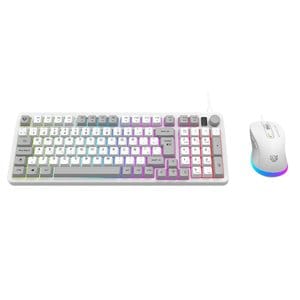 Combo Gamer Balam Rush 2 en 1 Alámbrico Squad Conquest KG515 / Teclado + Mouse / USB 2.0 / Mouse Óptico + 7200 DPI + Tecla