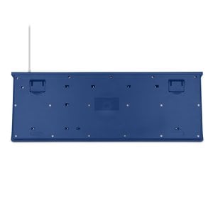 Teclado Slim Getttch 8m Pulsaciones Usb Con Reposamanos Azu
