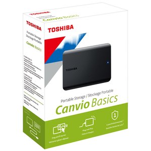 Disco Portátil Toshiba® Canvio® Basics, Negro 1TB
