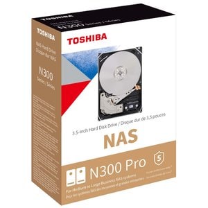 Disco Duro Interno Toshiba® N300 Pro de Rendimiento , 4TB 7200RPM y 256MB Cache.