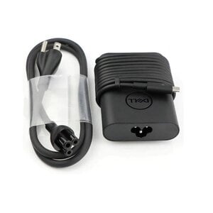 Dell - Cargador Dell 65 Watts - USB -C Cable Alimentación Tipo Americano - Color Negro
