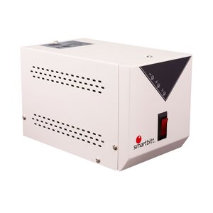 Smartbitt Regulador 3300VA/2000 Watts, 1 contacto, gabinete metalico, 5 años de garantía