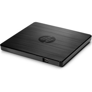 Grabador Externo HP USB-A DVD/RW, Compatible con puerto USB 2.0 o 3.0, Color Negro, 1 año de garantía.