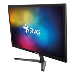Monitor Stylos 19" Stylos SMOT3 Panel Plano LED HD 60Hz 5ms 1xVGA + 1xHDMI + Vesa 100x100mm Negro