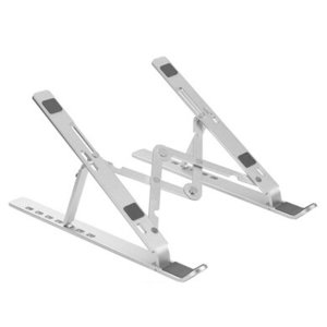 BROBOTIX SOPORTE PLEGABLE PARA LAPTOP, PORTÁTIL, SMARTHPHONES, TABLETS, LIBROS, MATERIAL ALUMINIO, CUENTA CON 7 NIVELES DE