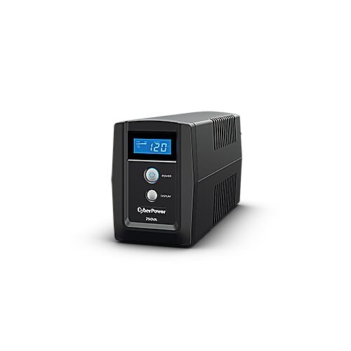 "UPS Linea interactiva Cyberpower 750VA.LCD 300W.120V.
"