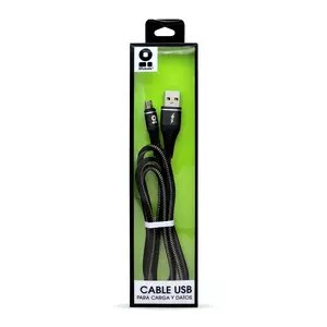 CABLE USB V2.0 A MICRO B 1.0M DENIM NEGRO
