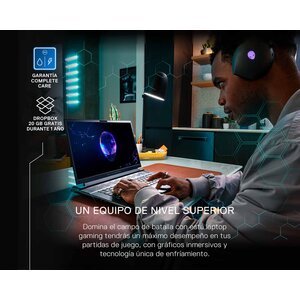 Laptop para videojuegos - Alienware m16 R2 40.6cm (16") - QHD+ - 240Hz - Intel Core Ultra 7 155H - 16GB - 1TB SSD - Españo