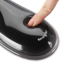 Kensington Kit de reposamuñecas Duo Gel para teclado y mouse rojo con negro