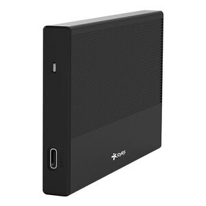 ENCLOSURE STYLOS 2.5" PARA SSD / HDD / INTERFAZ TIPO C/ ALUMINIO / NEGRO 
