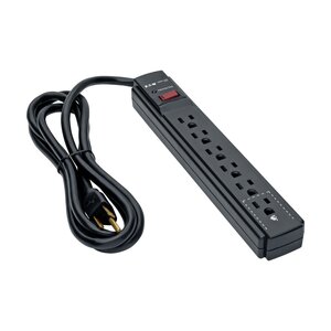 "Tripp Lite series Protect It! Supresor de sobretensiones de 6 tomacorrientes, cable de 6 ft, 900 julios, LED de diagnósti