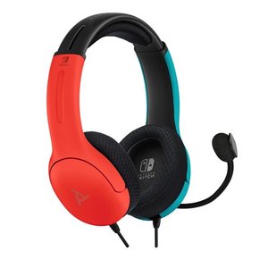 LVL40 WIRED STEREO HEADSET FOR NINTENDO SWITCH JOYCON BLUE/RED