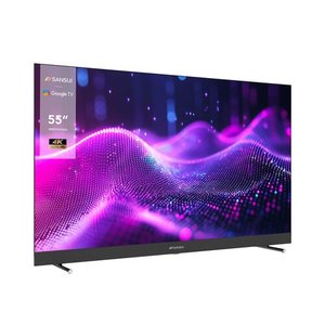 Pantalla 55" Smart Karaoke, 4K UHD (3,840x2,160), NTSC/ATSC, 60Hz, Dolby Vision-Atmos, HDR10, AI Procesador, barra de soni