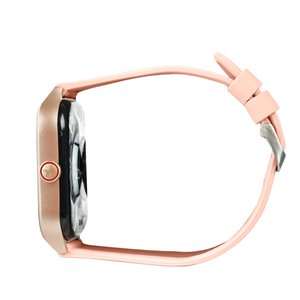 Perfect Choice Smart Watch - Rosa Case Color - Rosa Band Color - LAN inalámbrica - Podómetro - Altavoz, Notificación push,