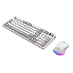 Combo Gamer Balam Rush 2 en 1 Alámbrico Squad Conquest KG515 / Teclado + Mouse / USB 2.0 / Mouse Óptico + 7200 DPI + Tecla