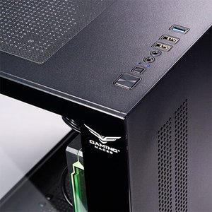 Naceb Starfall Gabinete para computadora gamer - Micro ATX, Mini ATX, ITX Placa base admitida - Torre - Metálico, Vidrio t