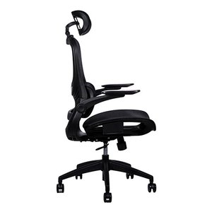 Silla ejecutiva Naceb Alto - Malla Seat - Malla Back - 3+ Base - Negro - Poliuretano, Cloruro de Polivinilo (PVC) - Apoyab