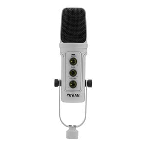 Micrófono PC Gamer Yeyian, Micrófono USB Condensador con Cancelación de Ruido, USB Tipo-C, Silencio, Control de Ganancia, 