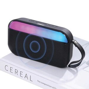 BROBOTIX BOCINA BLUETOOTH CON SUBWOOFER E ILUMINACIÓN RGB, COMPACTA Y CON GRAN POTENCIA, BATERIA RECARGABLE, RADIO FM, SE 