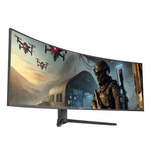 Monitor  Gamer Xzeal 49"  con panel curvo  + 120HZ  + 1 MS + Freesync / G-sync + Ultrawide +  con soporte Vesa + HDMI / DP