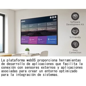 Pantalla LG Signage 49INC UHD 500 Nits 24/7 Hrs
