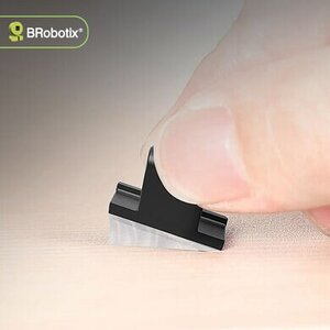 BROBOTIX ORGANIZADOR ADHESIVO PARA CABLES, 24 PIEZAS, COLOR NEGRO.
