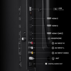 Smart LED-LCD TV Hisense 32A4NR 81.3cm - HDTV - LED Retroiluminación - Roku - 1366 x 768 Resolución
